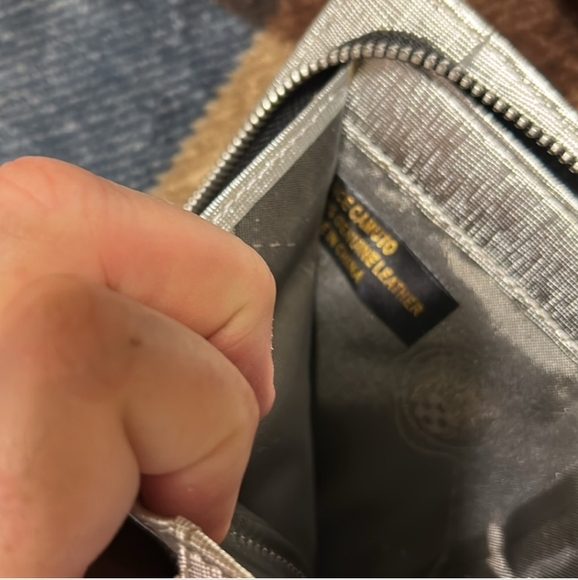 Vince Camuto Shimmering Silver Crossbody Wallet - Picture 7 of 16